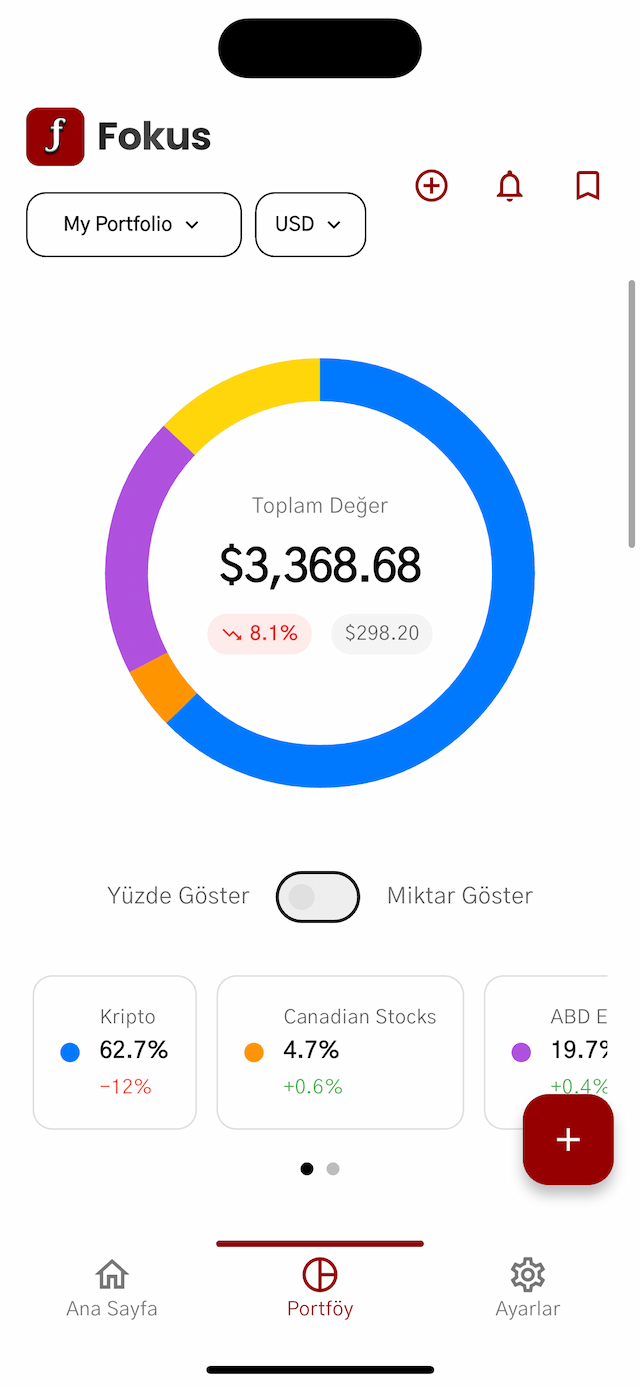 Portfolio App Screenshot 1